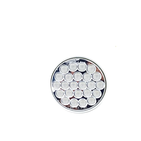 Truck-Lite Lamp, Led Backup, 24 Diode, Sealed, 4 In.0, Clear 4060C-P